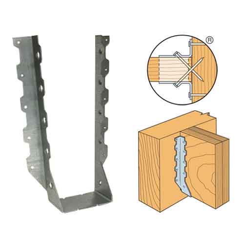 by 12 in Simpson Strong-Tie Simpson Strong Tie HUS412-25 HUS412 4 in Face Mount Joist Hanger 25-Pack 